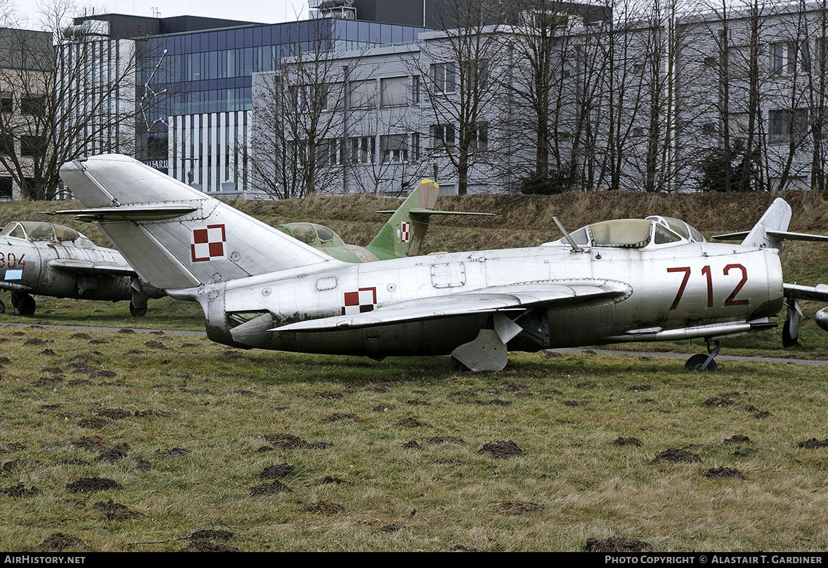 Aircraft Photo of 712 | PZL-Mielec Lim-1 (MiG-15) | Poland - Air Force | AirHistory.net #438074