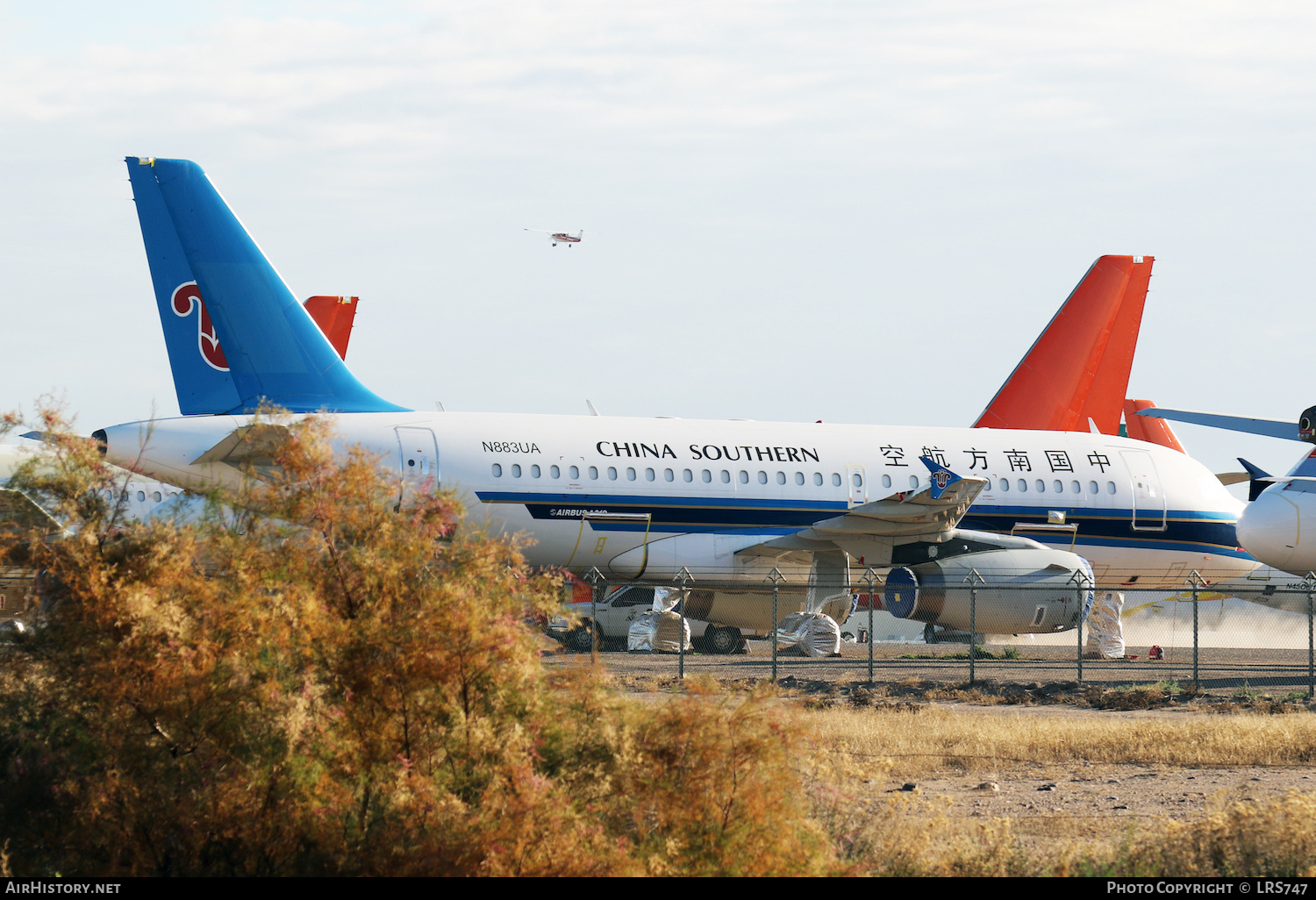 Aircraft Photo of N883UA | Airbus A319-132 | China Southern Airlines | AirHistory.net #438091