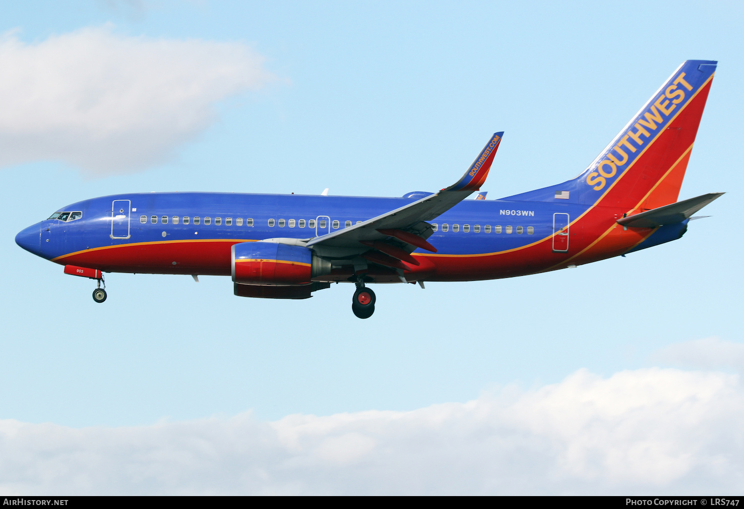 Aircraft Photo of N903WN | Boeing 737-7H4 | Southwest Airlines | AirHistory.net #438092