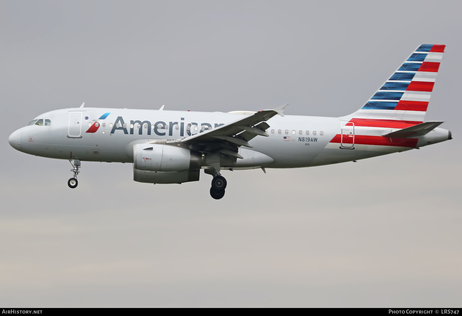 Aircraft Photo of N819AW | Airbus A319-132 | American Airlines | AirHistory.net #438093