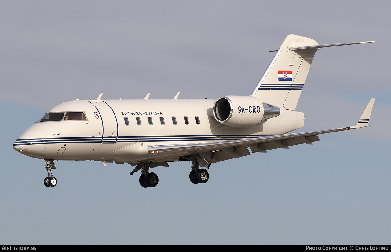 Aircraft Photo of 9A-CRO | Canadair Challenger 604 (CL-600-2B16) | Croatia - Government | AirHistory.net #438113