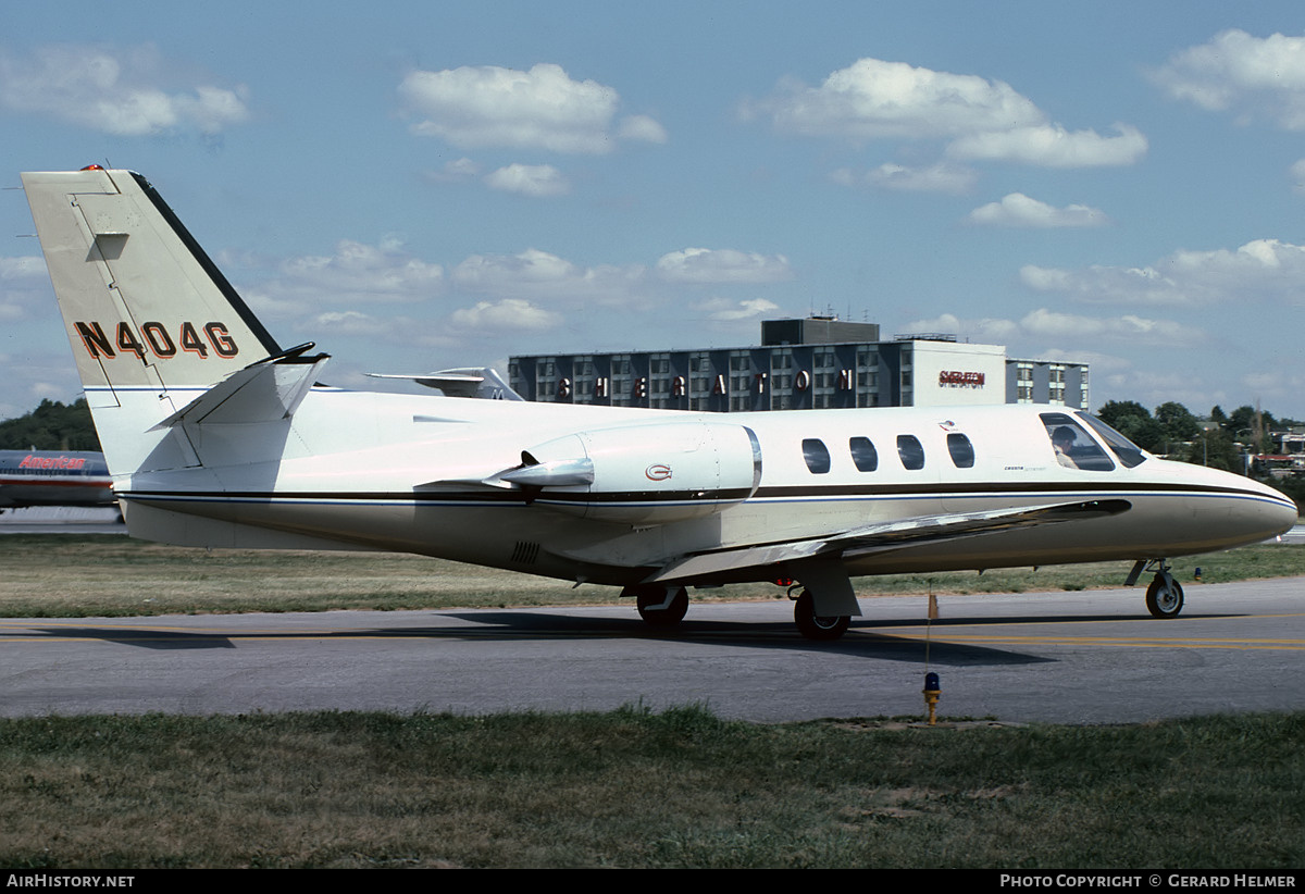 Aircraft Photo of N404G | Cessna 500 Citation | AirHistory.net #438159