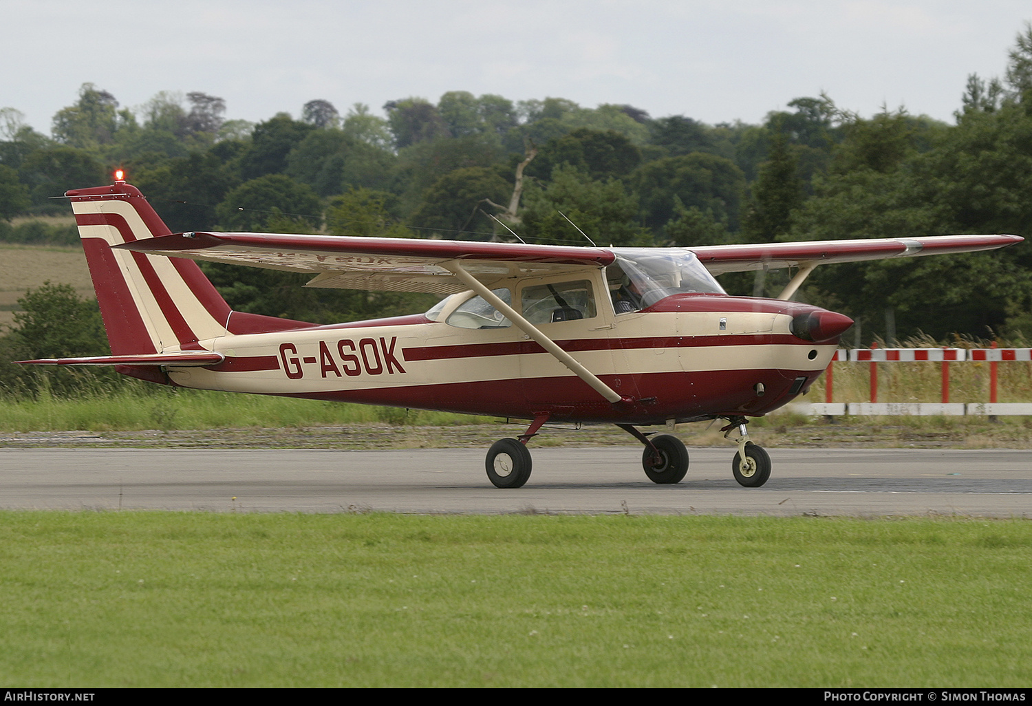 Aircraft Photo of G-ASOK | Reims F172E | AirHistory.net #438175
