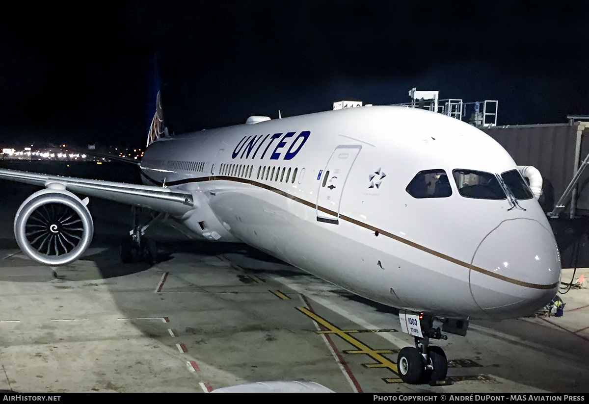 Aircraft Photo of N12003 | Boeing 787-10 Dreamliner | United Airlines | AirHistory.net #438252