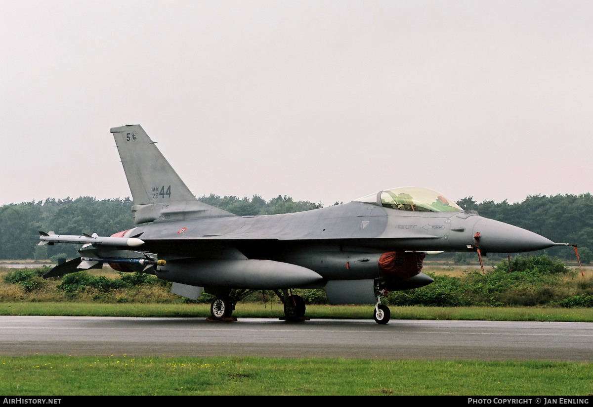Aircraft Photo of MM7244 | General Dynamics F-16A/ADF Fighting Falcon | Italy - Air Force | AirHistory.net #438258