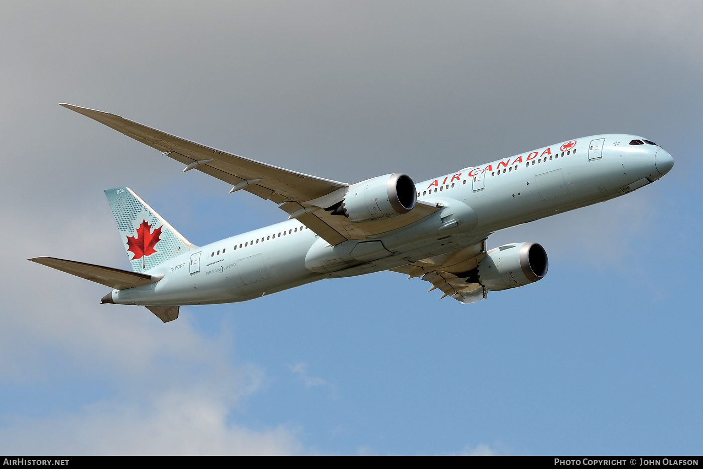 Aircraft Photo of C-FGDT | Boeing 787-9 Dreamliner | Air Canada | AirHistory.net #438263