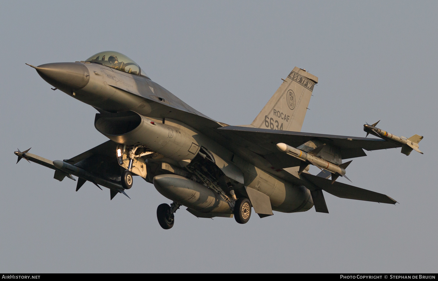 Aircraft Photo of 6634 | General Dynamics F-16A Fighting Falcon | Taiwan - Air Force | AirHistory.net #438272