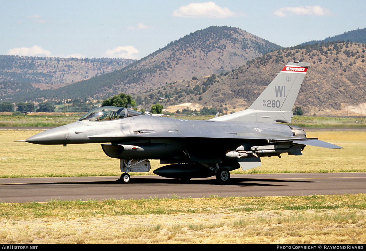 Aircraft Photo of 87-0280 / AF87-280 | General Dynamics F-16C Fighting Falcon | USA - Air Force | AirHistory.net #438309