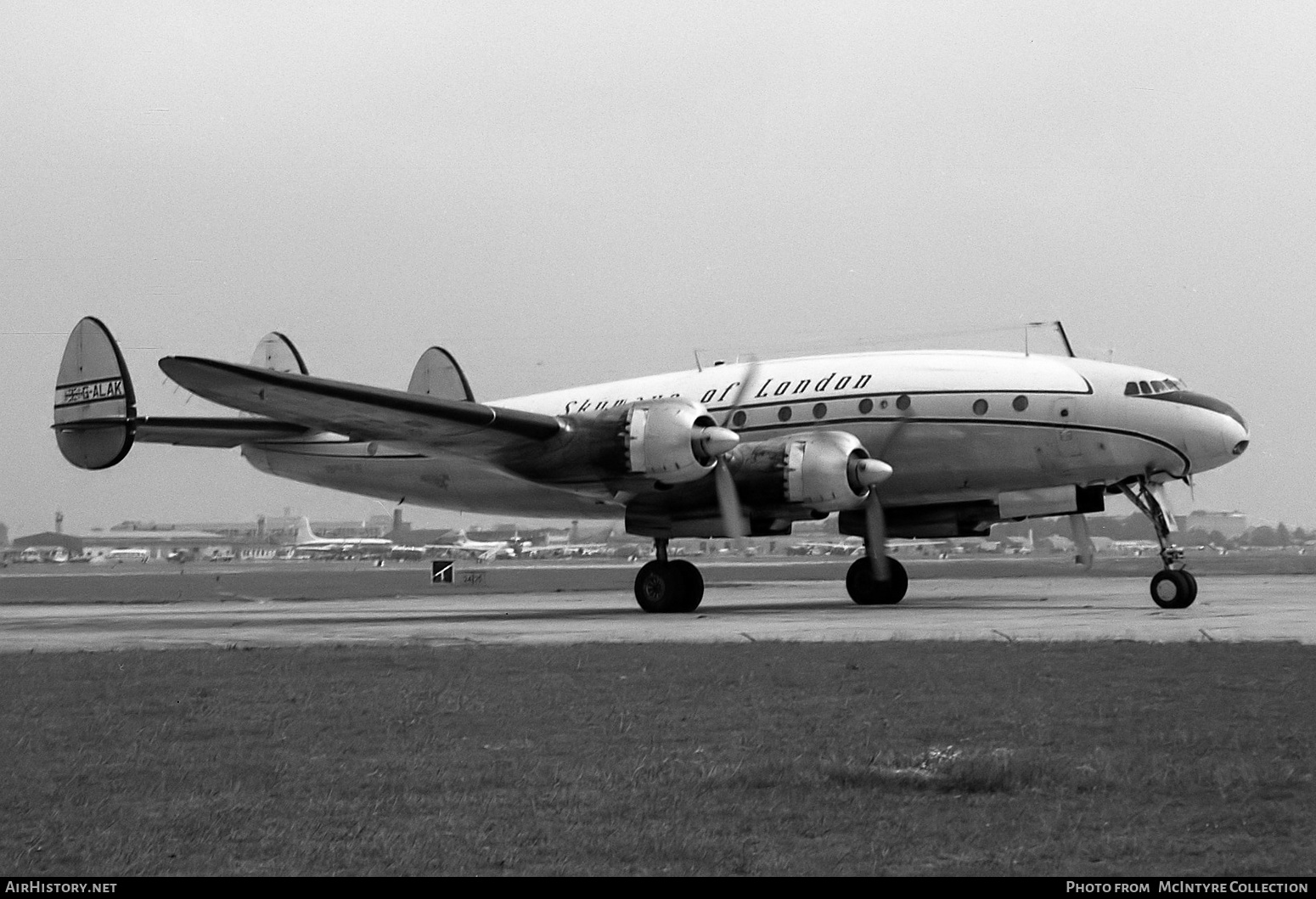 Aircraft Photo of G-ALAK | Lockheed L-749A Constellation | Skyways of London | AirHistory.net #438334