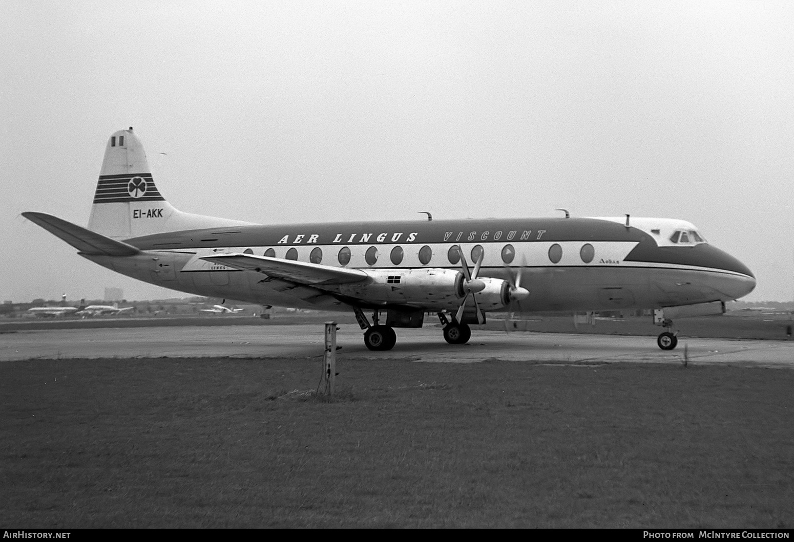 Aircraft Photo of EI-AKK | Vickers 808 Viscount | Aer Lingus - Irish Air Lines | AirHistory.net #438339