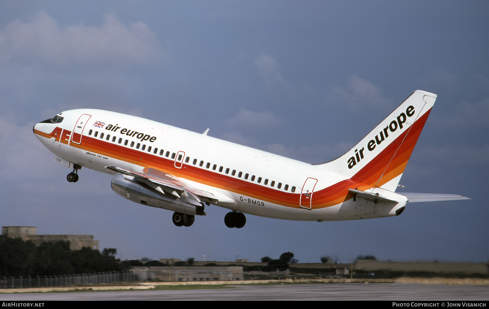 Aircraft Photo of G-BMOR | Boeing 737-2S3/Adv | Air Europe | AirHistory.net #438348