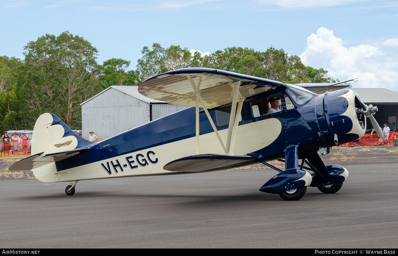 Aircraft Photo of VH-EGC | Waco EGC-8 | AirHistory.net #438352