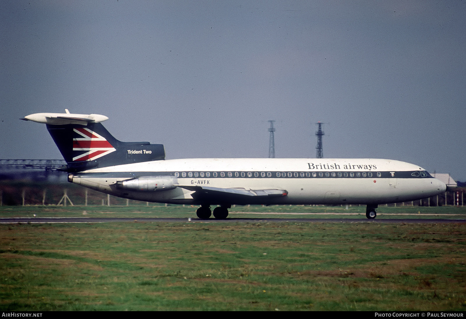 Aircraft Photo of G-AVFK | Hawker Siddeley HS-121 Trident 2E | British Airways | AirHistory.net #438359