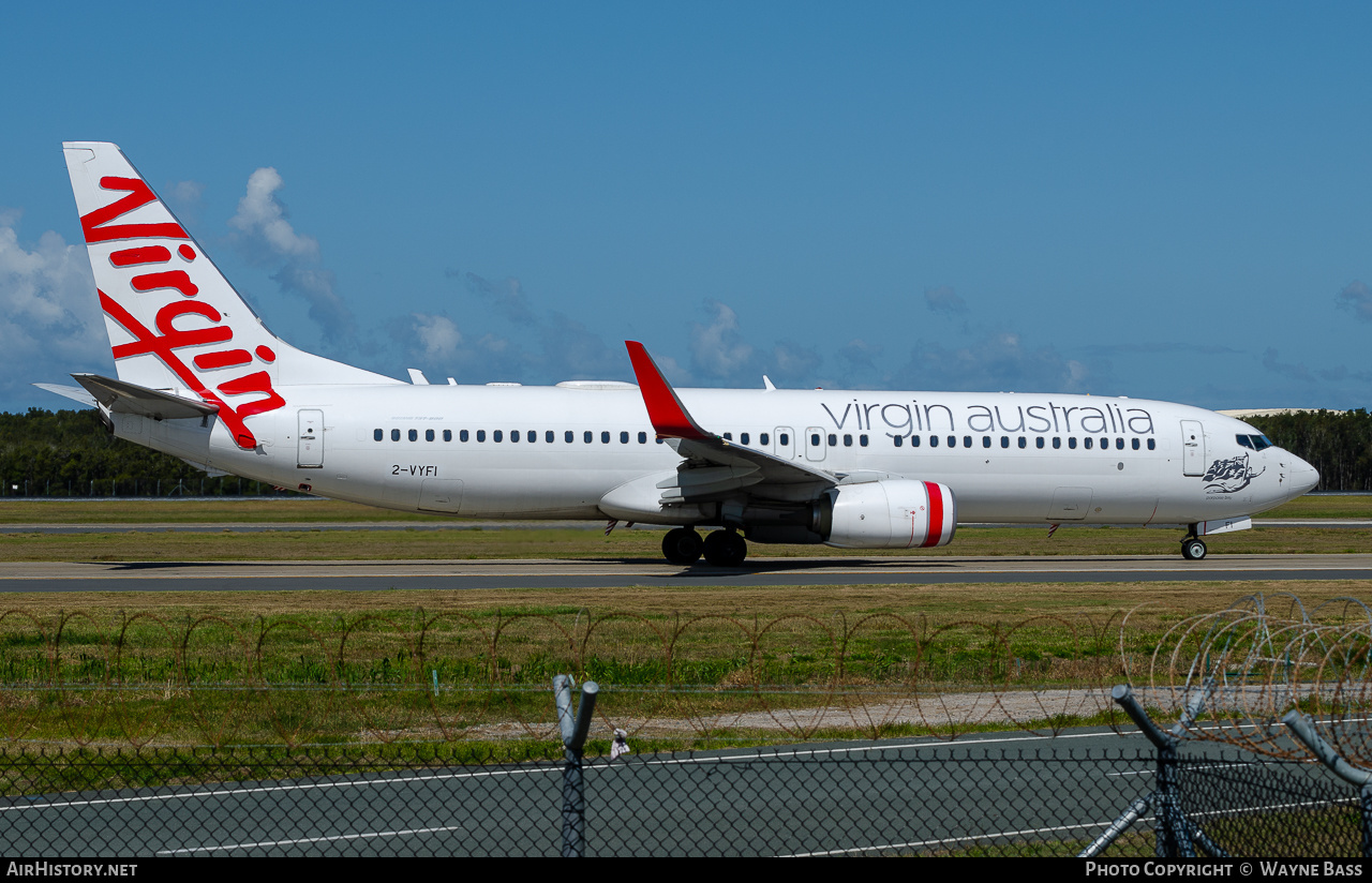 Aircraft Photo of 2-VYFI | Boeing 737-8FE | Virgin Australia Airlines | AirHistory.net #438364