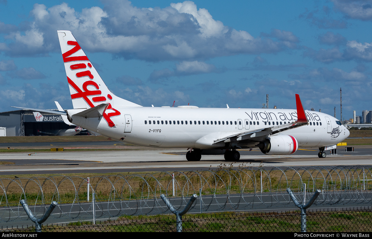 Aircraft Photo of 2-VYFQ | Boeing 737-8FE | Virgin Australia Airlines | AirHistory.net #438371