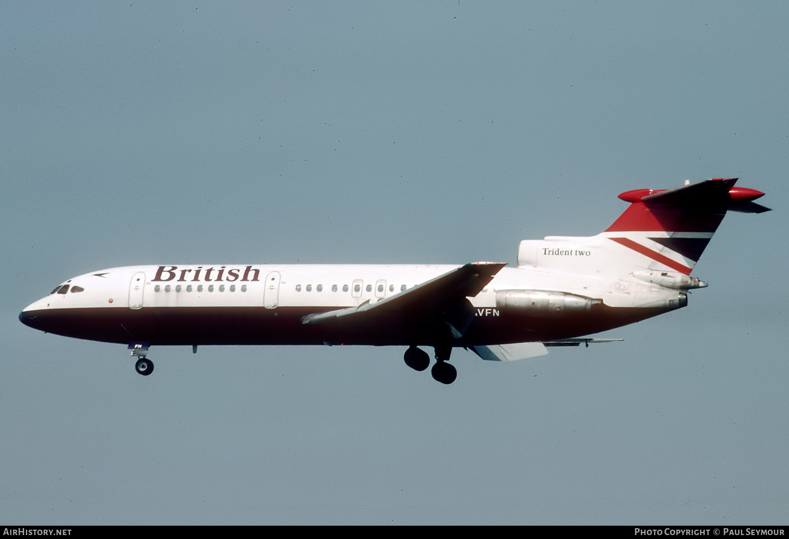 Aircraft Photo of G-AVFN | Hawker Siddeley HS-121 Trident 2E | British Airways | AirHistory.net #438376