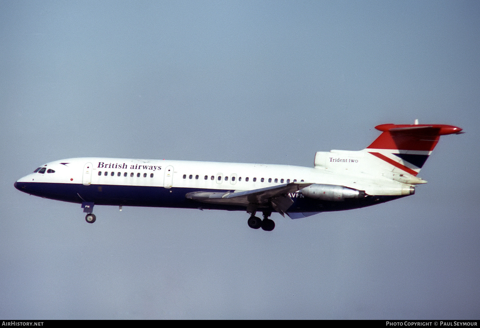 Aircraft Photo of G-AVFN | Hawker Siddeley HS-121 Trident 2E | British Airways | AirHistory.net #438383