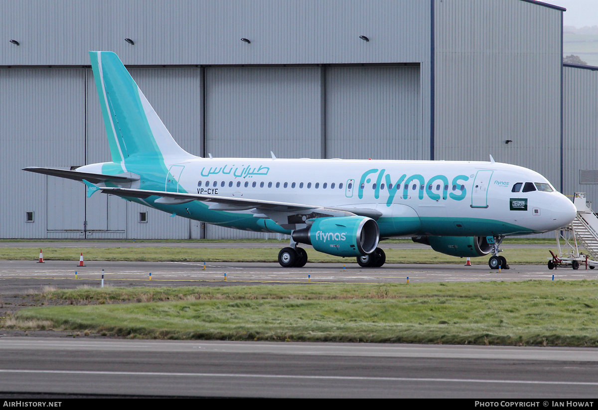 Aircraft Photo of VP-CYE | Airbus A319-112 | Flynas | AirHistory.net #438399