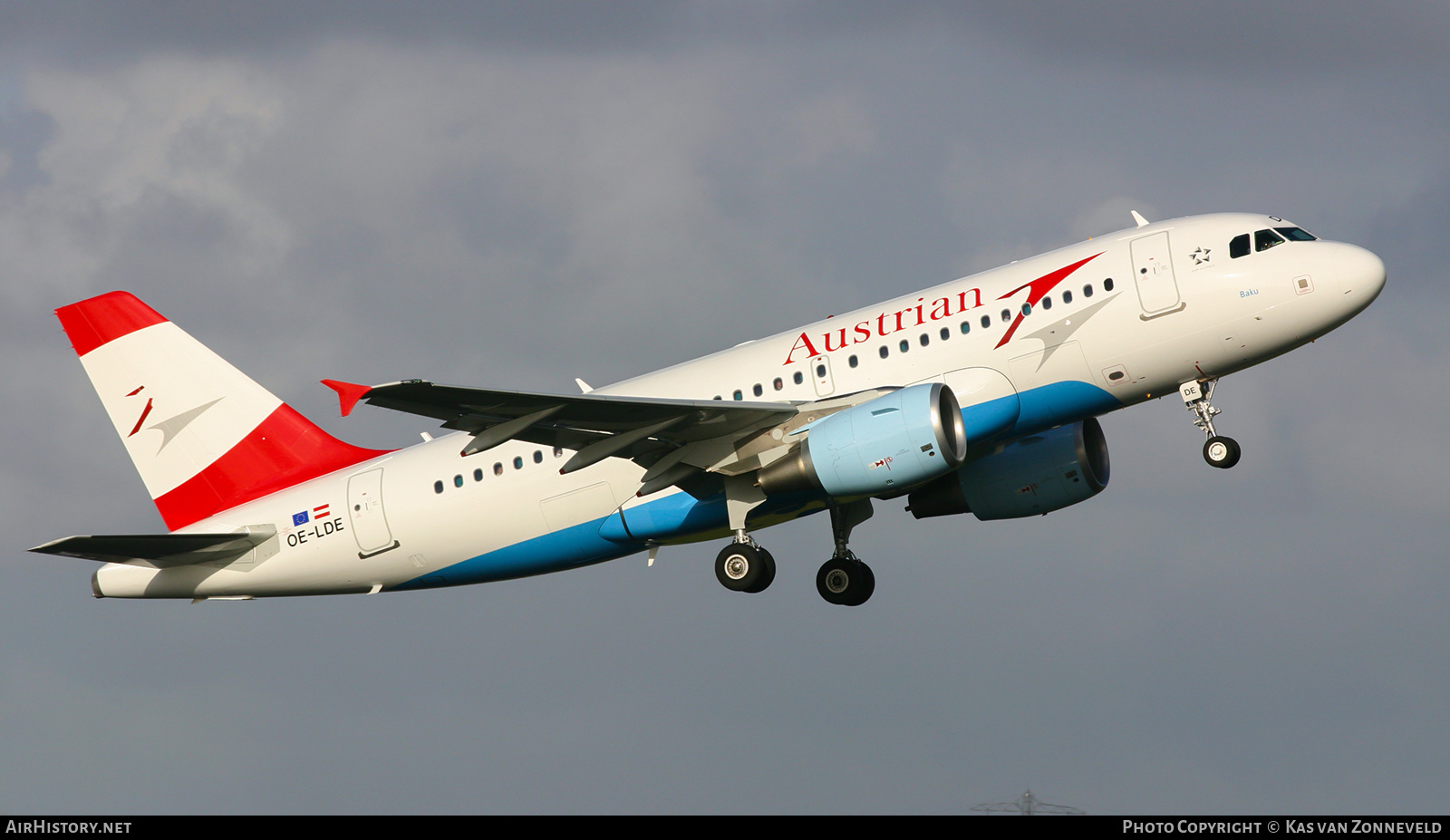 Aircraft Photo of OE-LDE | Airbus A319-112 | Austrian Airlines | AirHistory.net #438431