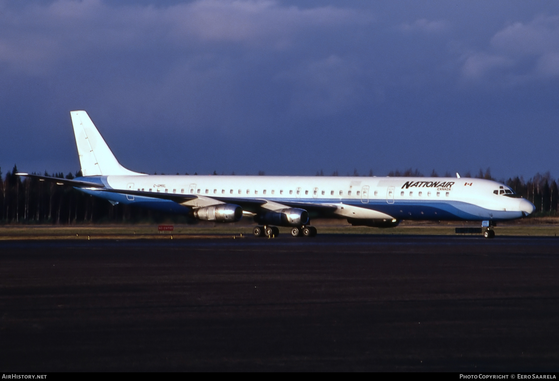 Aircraft Photo of C-GMXL | McDonnell Douglas DC-8-61 | Nationair | AirHistory.net #438437
