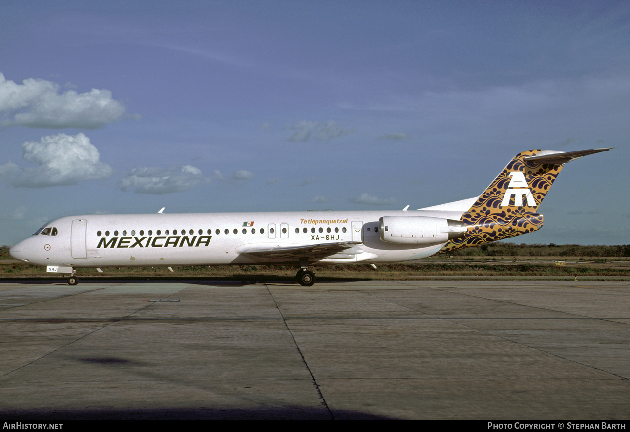 Aircraft Photo of XA-SHJ | Fokker 100 (F28-0100) | Mexicana | AirHistory.net #438462