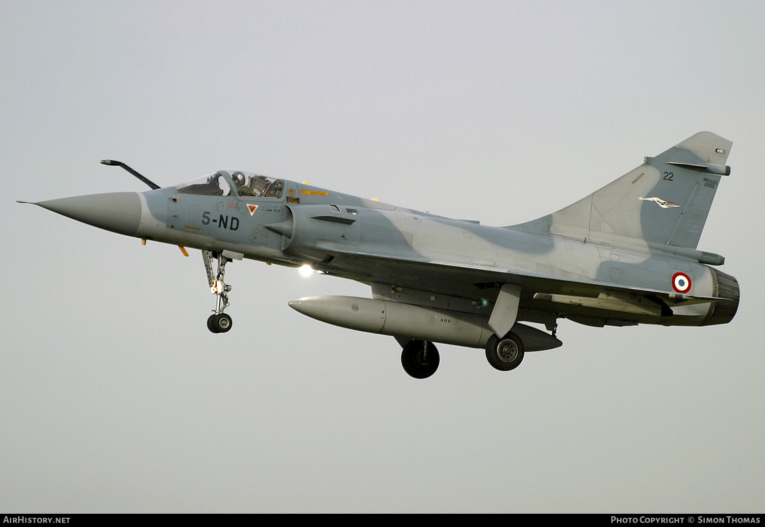 Aircraft Photo of 22 | Dassault Mirage 2000C | France - Air Force | AirHistory.net #438478