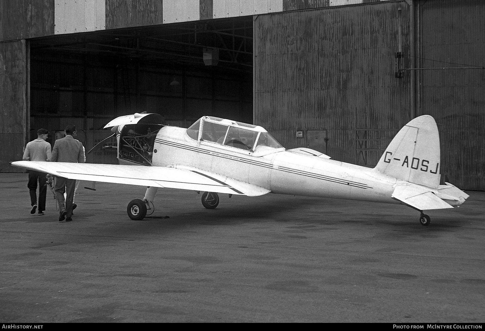 Aircraft Photo of G-AOSJ | De Havilland DHC-1 Chipmunk 22 | Oxford Aeroplane Club | AirHistory.net #438523