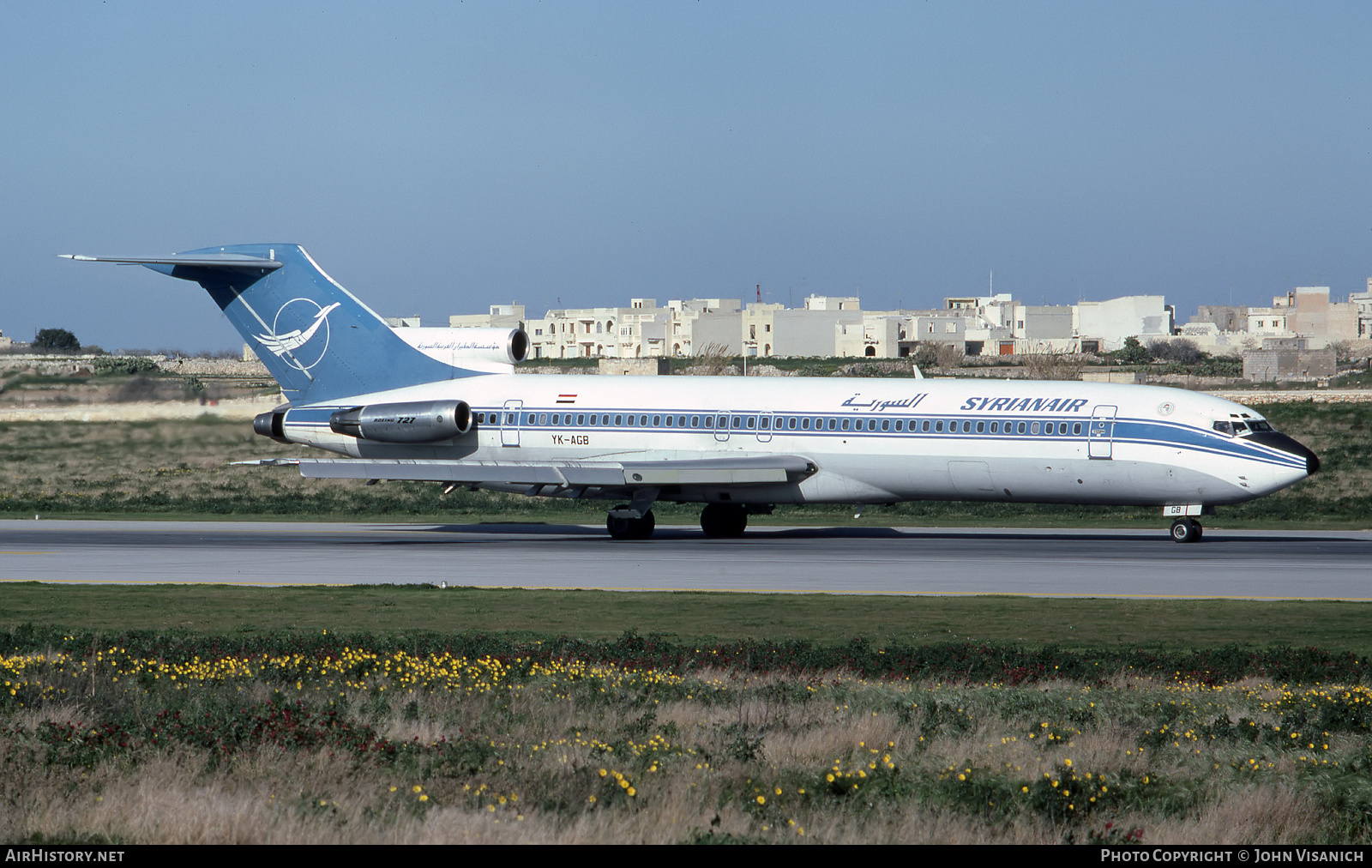 Aircraft Photo of YK-AGB | Boeing 727-294/Adv | Syrian Air - Syrian Arab Airlines | AirHistory.net #438534