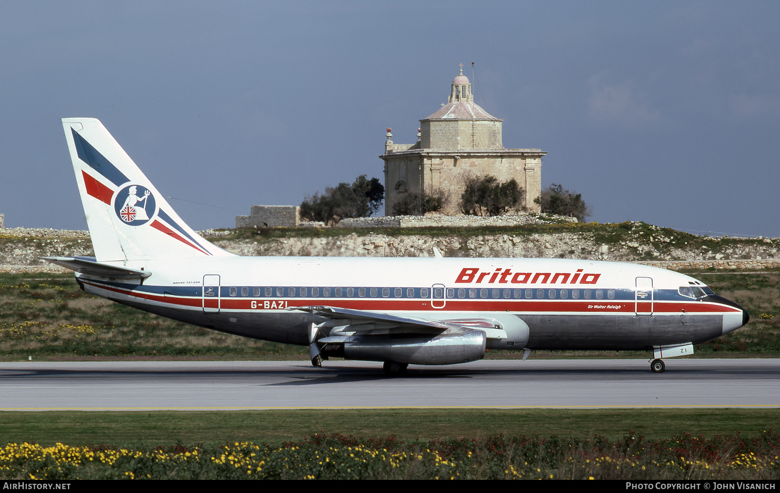 Aircraft Photo of G-BAZI | Boeing 737-204/Adv | Britannia Airways | AirHistory.net #438536