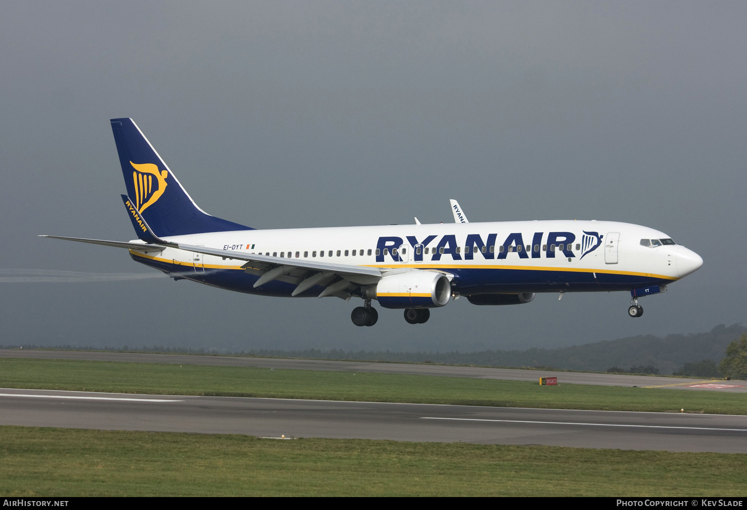 Aircraft Photo of EI-DYT | Boeing 737-8AS | Ryanair | AirHistory.net #438540