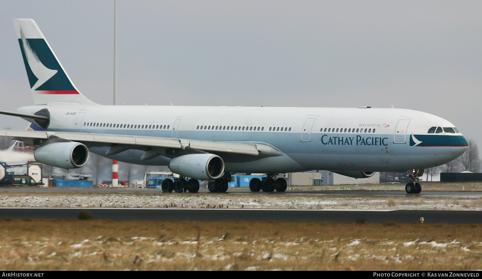 Aircraft Photo of B-HXB | Airbus A340-313X | Cathay Pacific Airways | AirHistory.net #438556