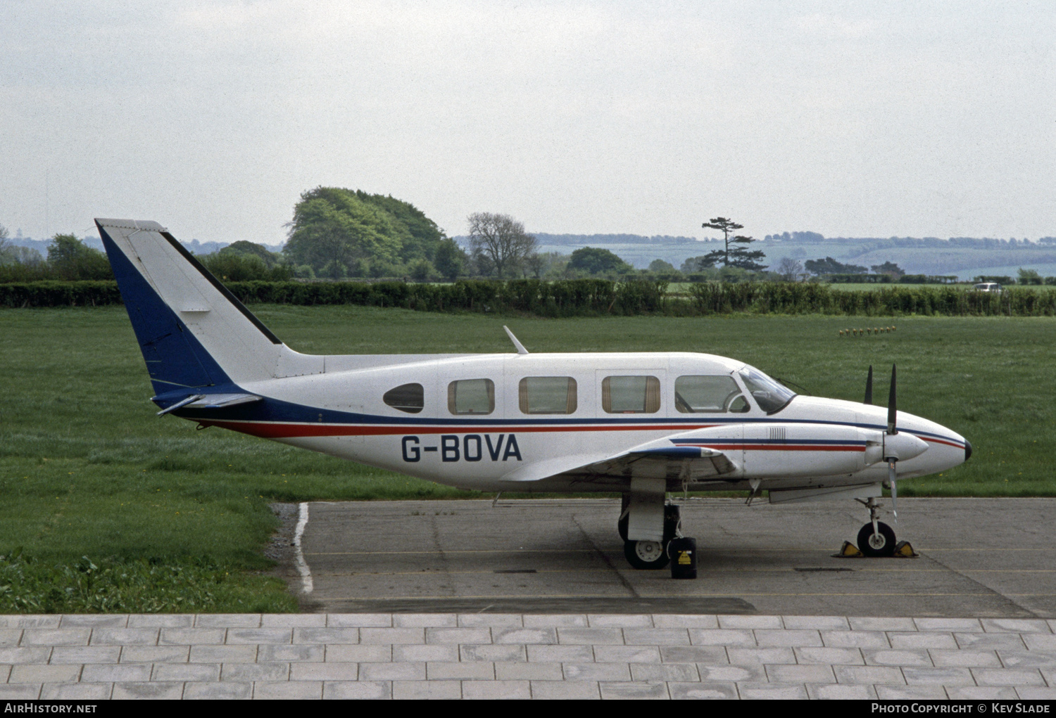 Aircraft Photo of G-BOVA | Piper PA-31-310 Navajo C | AirHistory.net #438610