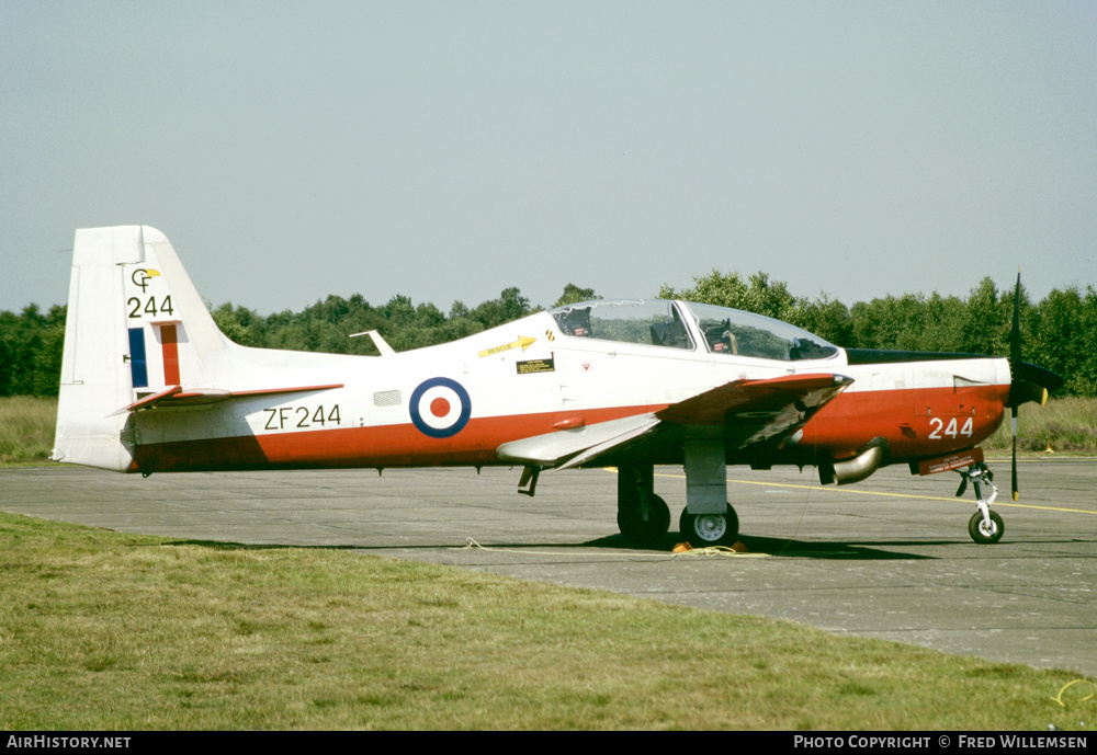 Aircraft Photo of ZF244 | Short S-312 Tucano T1 | UK - Air Force | AirHistory.net #438619