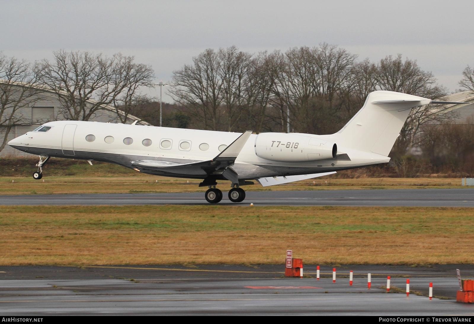 Aircraft Photo of T7-818 | Gulfstream Aerospace G650 (G-VI) | AirHistory.net #438675