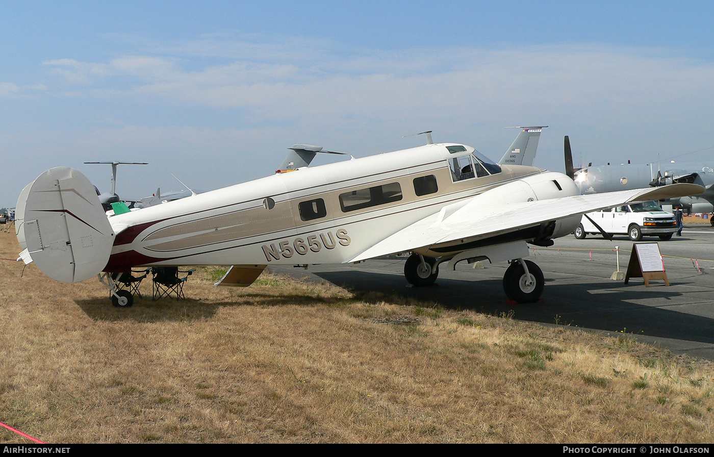 Aircraft Photo of N565US | Beech G18S | AirHistory.net #438688