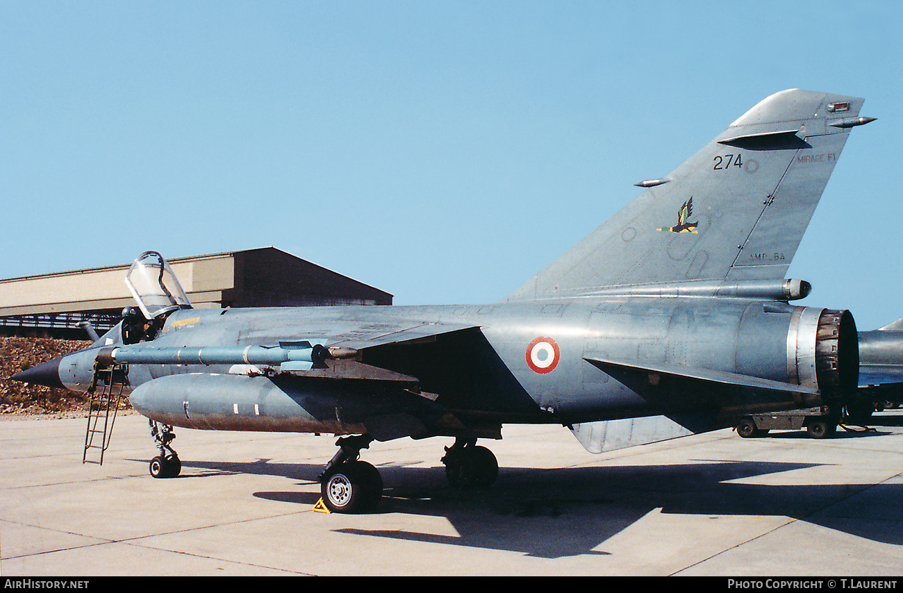 Aircraft Photo of 274 | Dassault Mirage F1C-200 | France - Air Force | AirHistory.net #438691