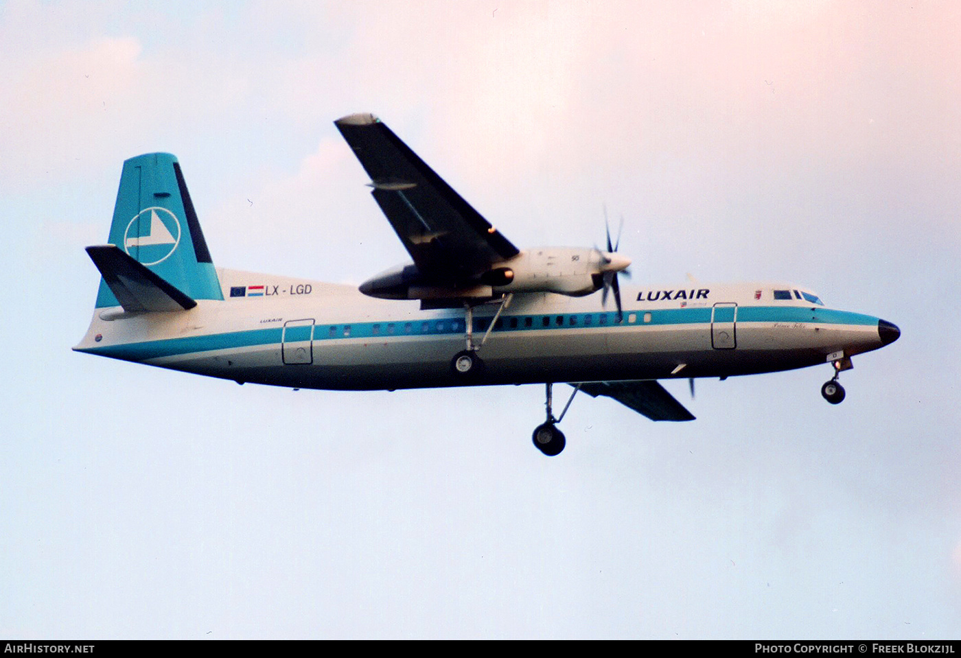 Aircraft Photo of LX-LGD | Fokker 50 | Luxair | AirHistory.net #438702