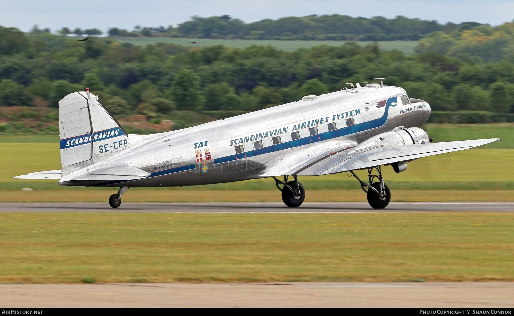 Aircraft Photo of SE-CFP | Douglas C-47A Skytrain | Flygande Veteraner | Scandinavian Airlines System - SAS | AirHistory.net #438707
