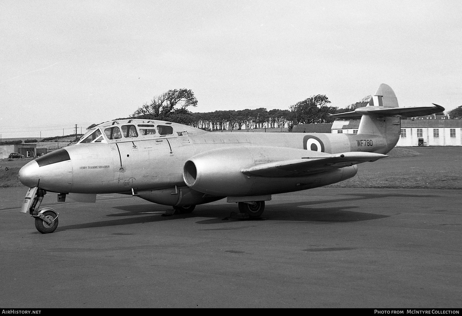 Aircraft Photo of WF780 | Gloster Meteor T7 | UK - Air Force | AirHistory.net #438755