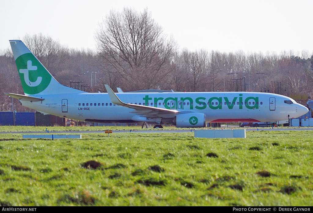 Aircraft Photo of LN-RGE | Boeing 737-86N | Transavia | AirHistory.net #438788