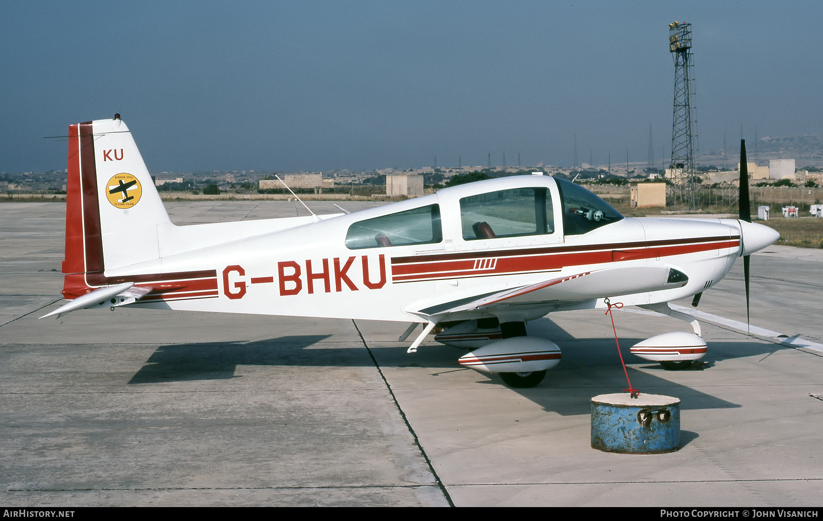 Aircraft Photo of G-BHKU | Grumman American AA-5A Cheetah | Biggin Hill Flying Club | AirHistory.net #438798