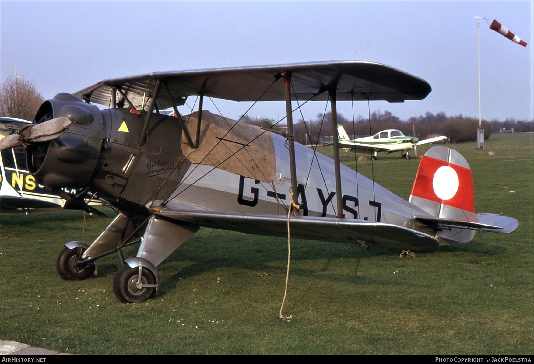 Aircraft Photo of G-AYSJ | Bücker Bü 133C Jungmeister | AirHistory.net #438809
