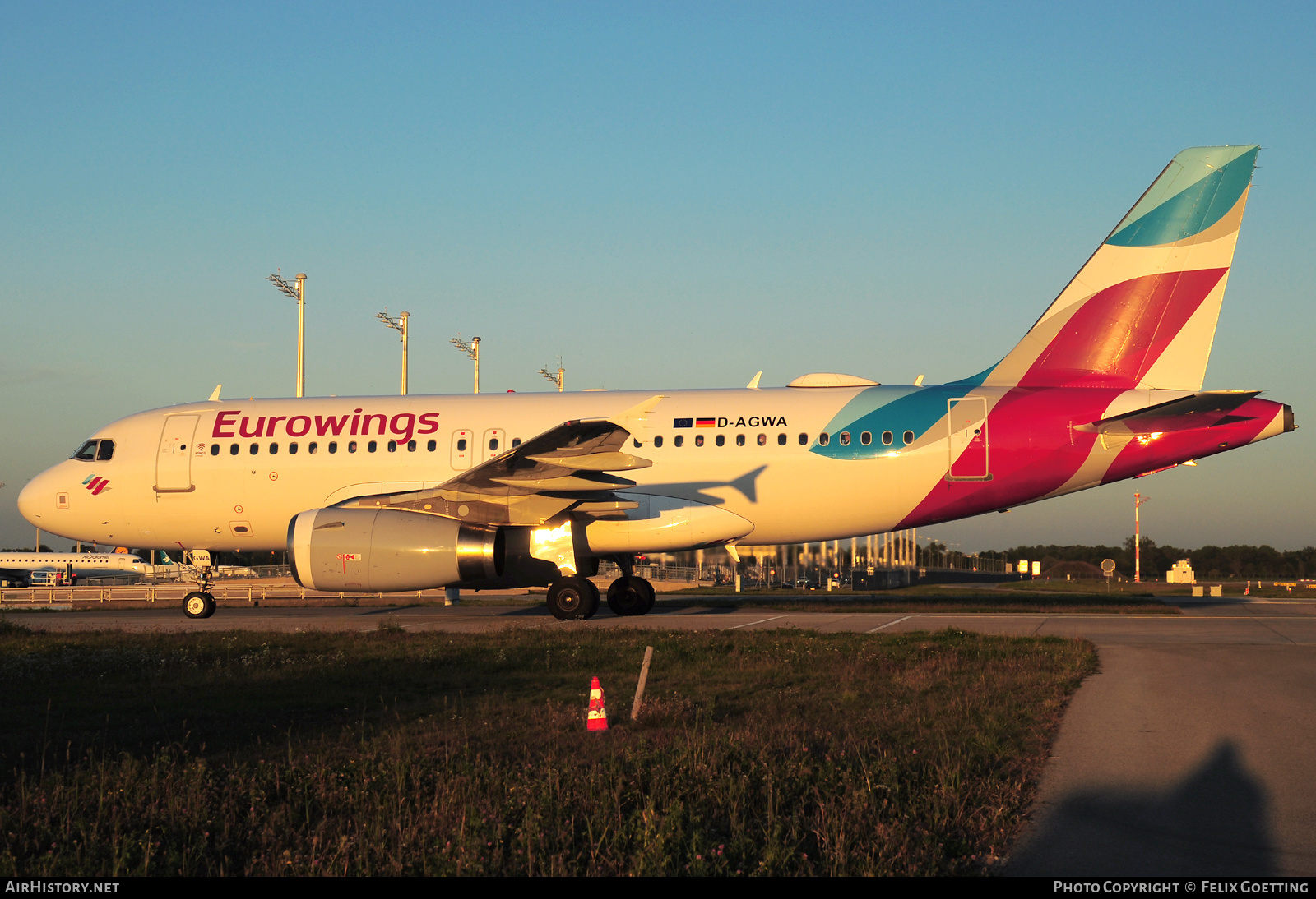 Aircraft Photo of D-AGWA | Airbus A319-132 | Eurowings | AirHistory.net #438835