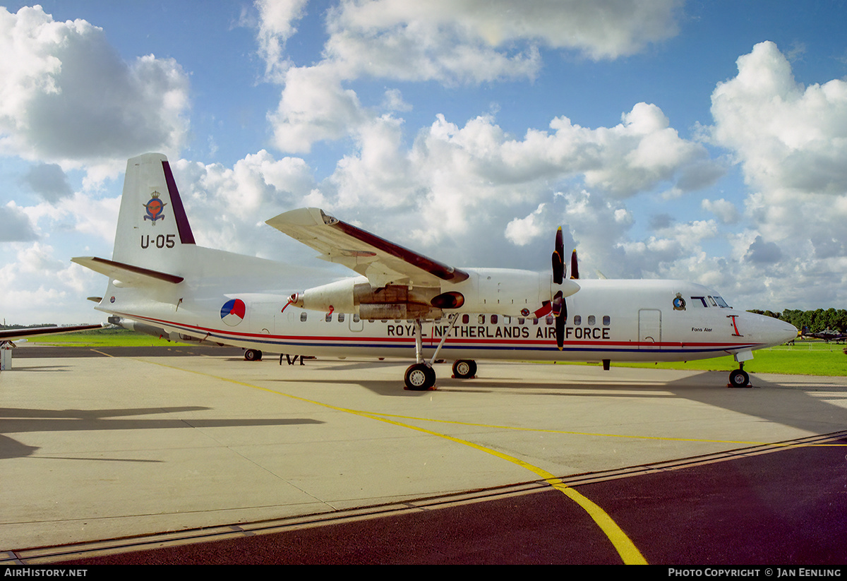 Aircraft Photo of U-05 | Fokker 50 | Netherlands - Air Force | AirHistory.net #438847