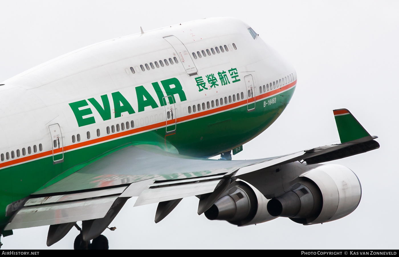 Aircraft Photo of B-16463 | Boeing 747-45EM | EVA Air | AirHistory.net #438848