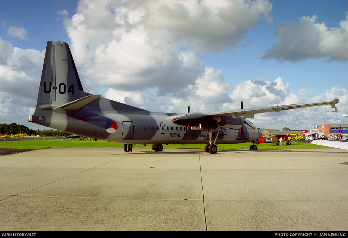 Aircraft Photo of U-04 | Fokker 60UTA-N | Netherlands - Air Force | AirHistory.net #438849