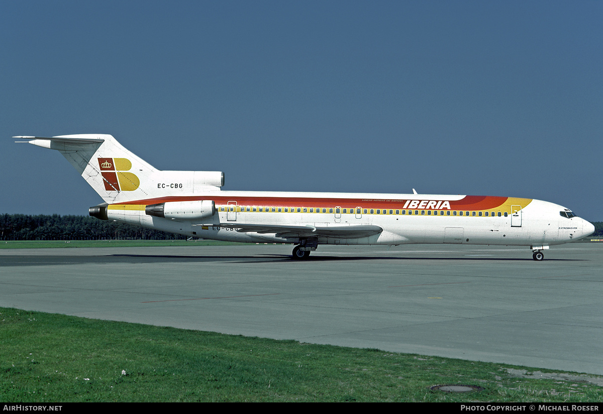 Aircraft Photo of EC-CBG | Boeing 727-256/Adv | Iberia | AirHistory.net #438869