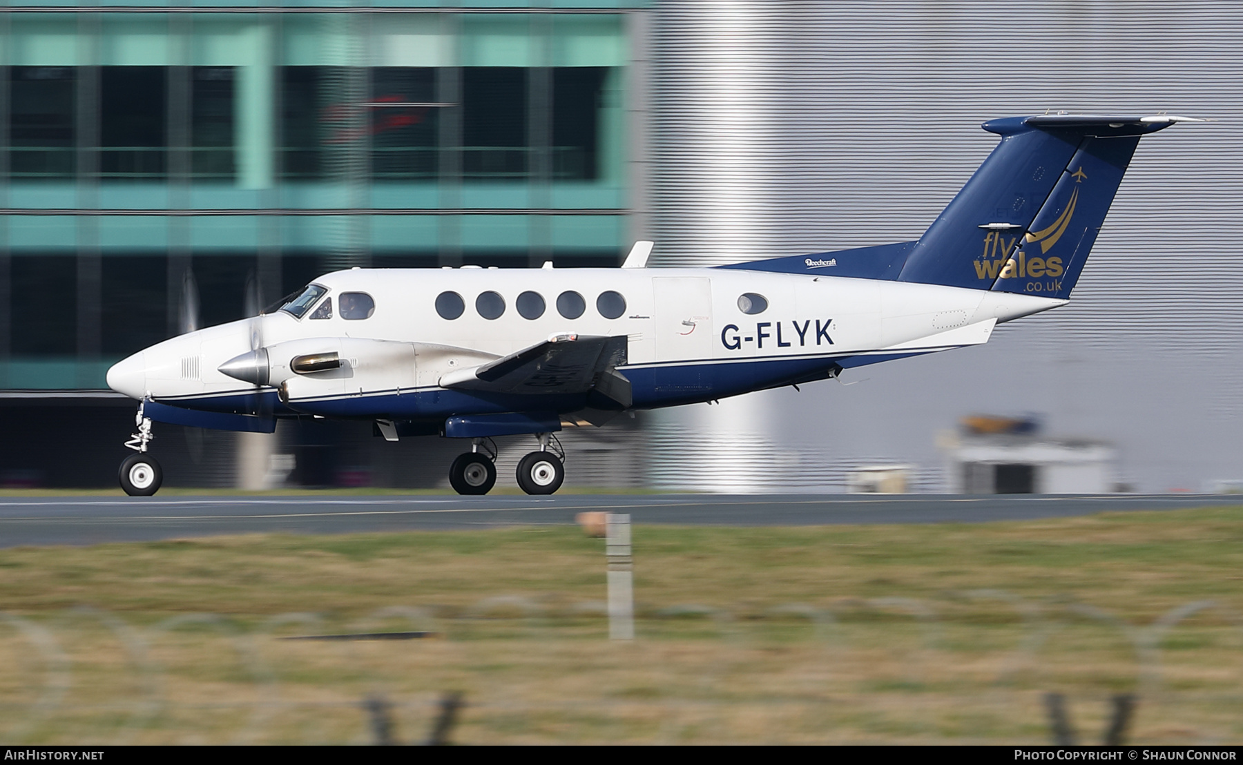 Aircraft Photo of G-FLYK | Beech B200 Super King Air | Fly Wales | AirHistory.net #438897