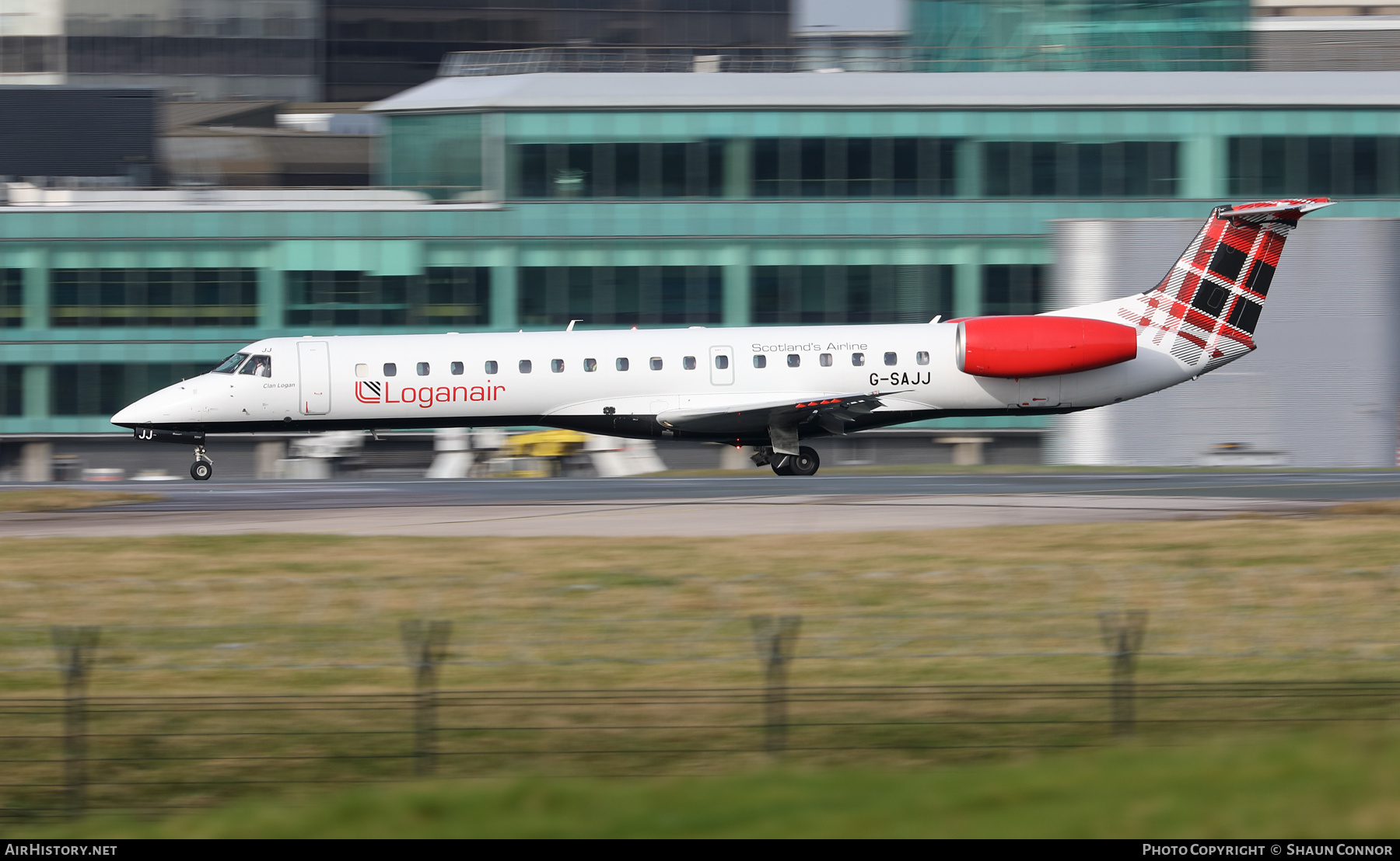 Aircraft Photo of G-SAJJ | Embraer ERJ-145EP (EMB-145EP) | Loganair | AirHistory.net #438898