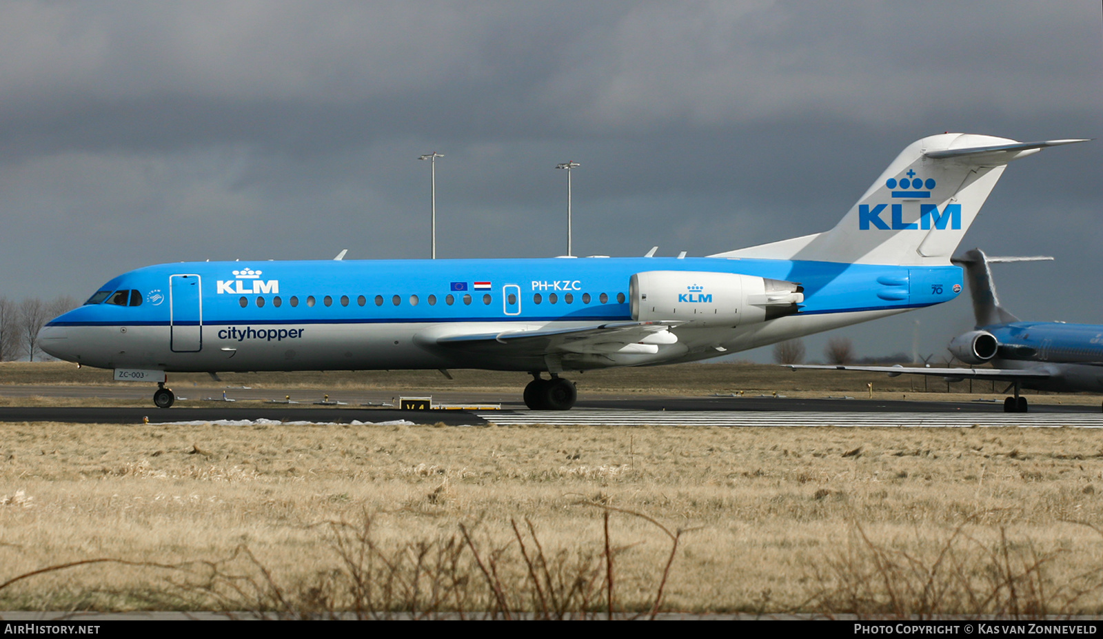 Aircraft Photo of PH-KZC | Fokker 70 (F28-0070) | KLM Cityhopper | AirHistory.net #438929